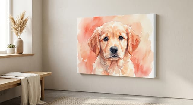 Custom pet canvas
