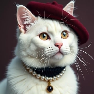 AI generated 3D cartoon pet portrait - Bordeaux Muse Style by PixPaw AI