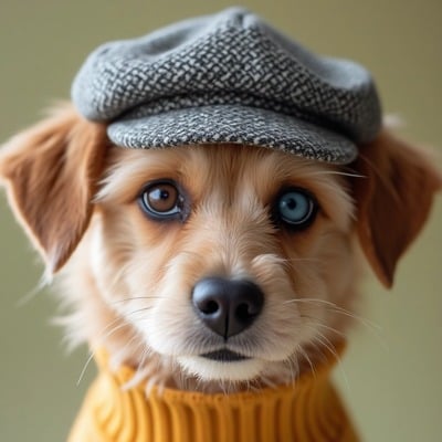 AI generated 3D cartoon pet portrait - Smart Casual Style by PixPaw AI